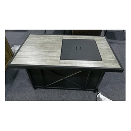 Pg Perfect 48 in. Four Seasons Courtyard Gas Fire Pit Table PG3244465